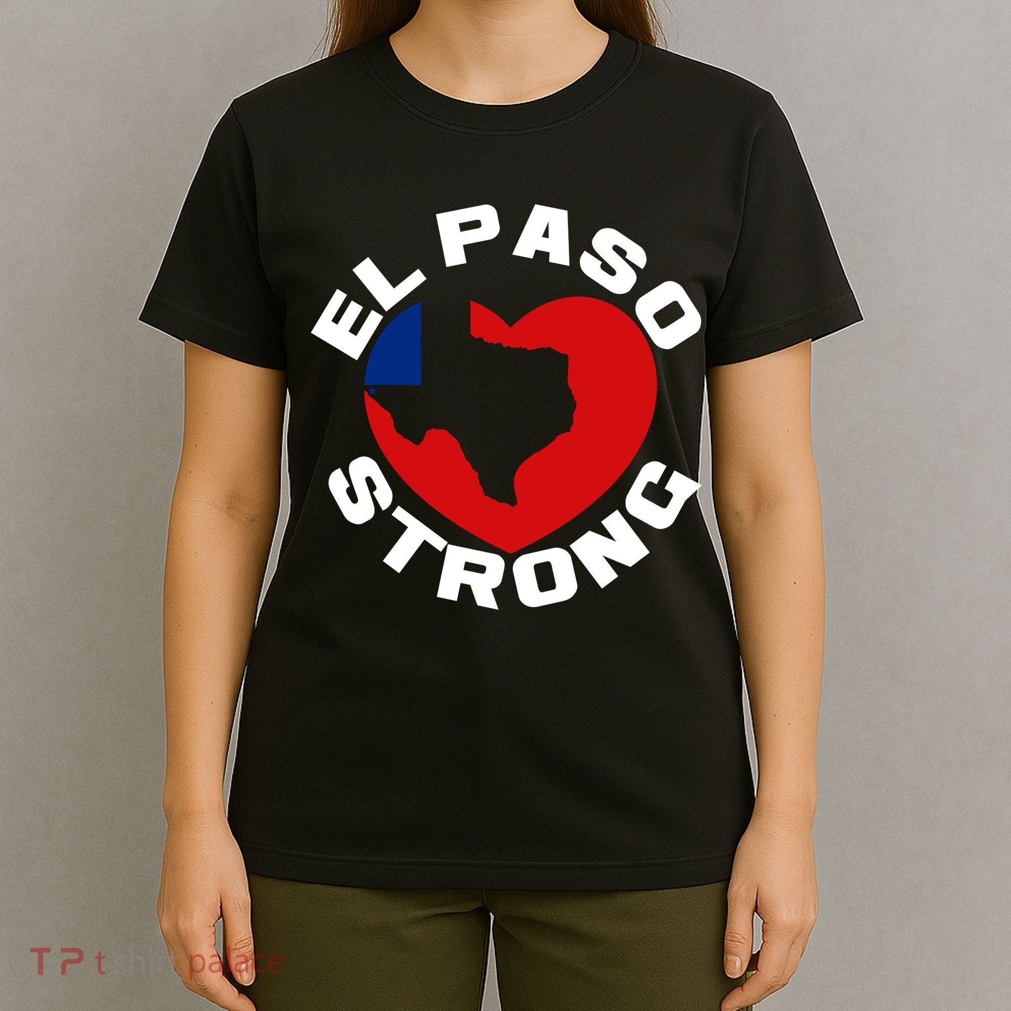 El Paso Strong Texas Heart T-Shirt