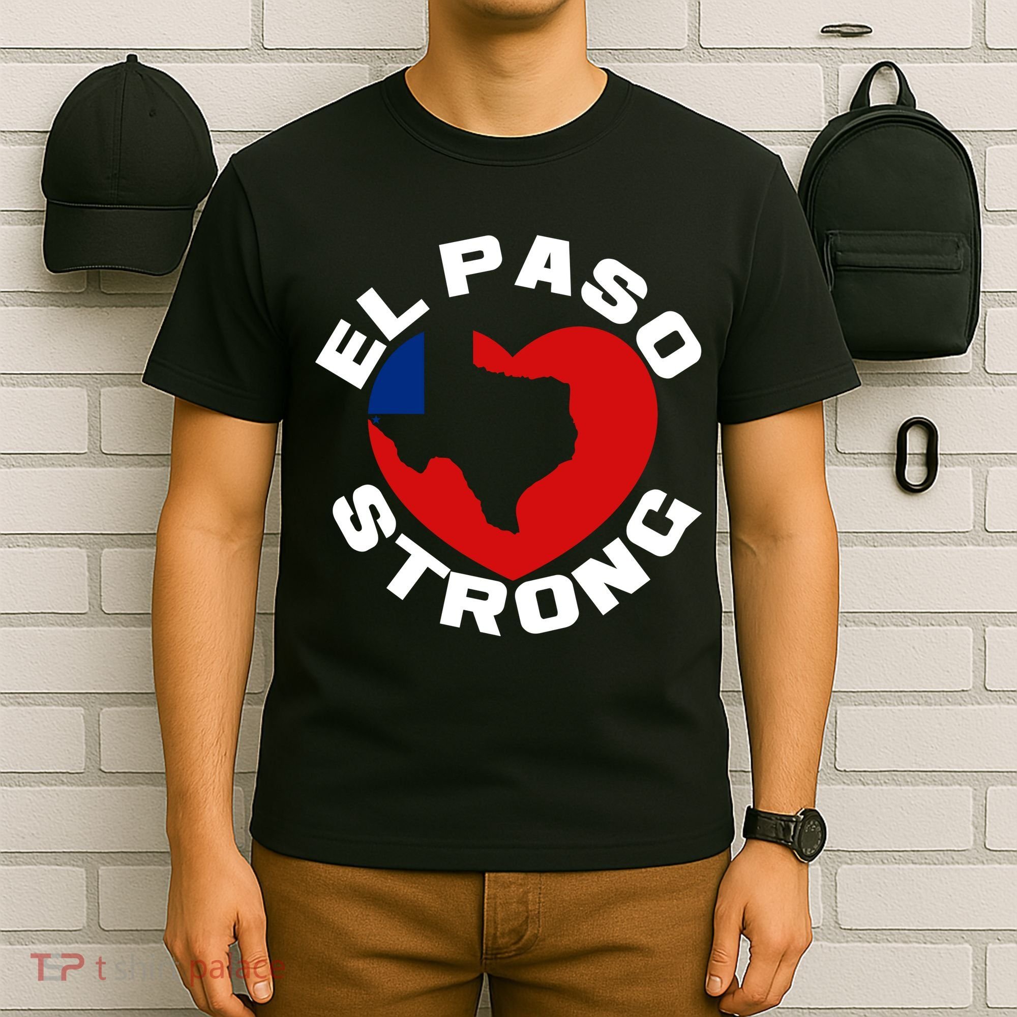 El Paso Strong Texas Heart T-Shirt