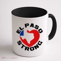 El Paso Strong Texas Heart Coffee Mug thumb 1