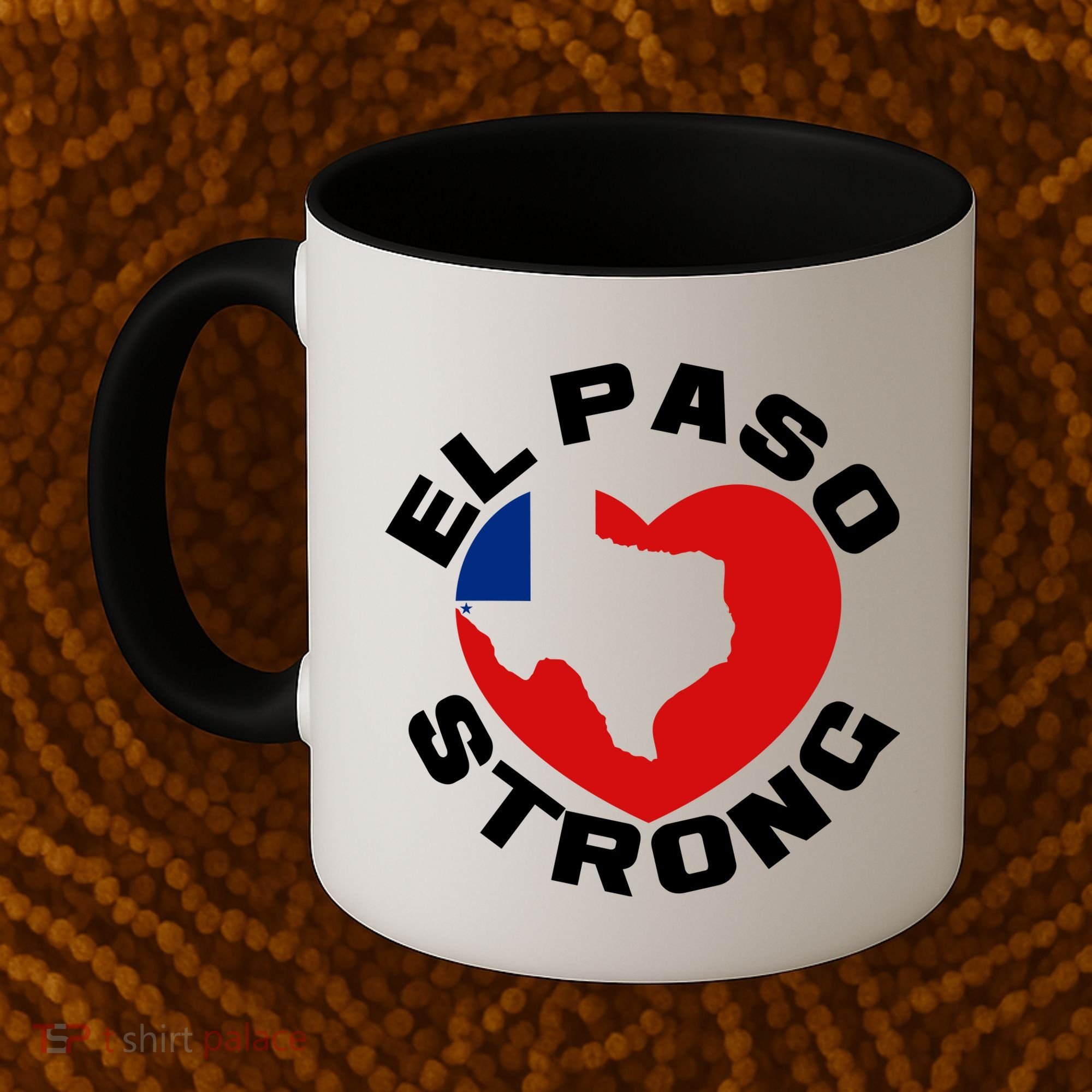 El Paso Strong Texas Heart Coffee Mug