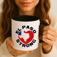 El Paso Strong Texas Heart Coffee Mug thumb 3