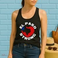 El Paso Strong Texas Heart Women's Tank Top thumb 2
