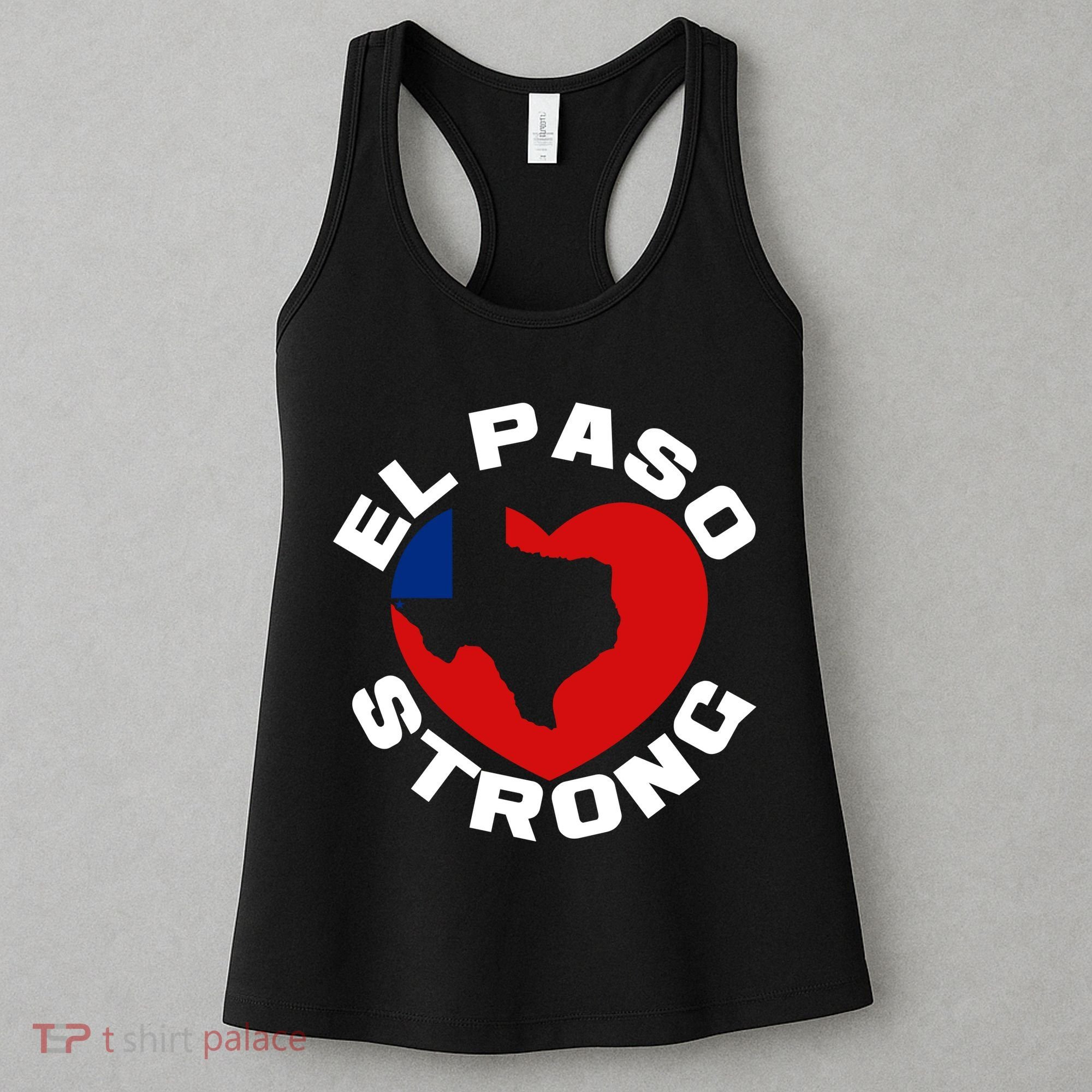 El Paso Strong Texas Heart Women's Tank Top
