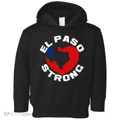 El Paso Strong Texas Heart Toddler Hoodie