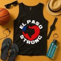 El Paso Strong Texas Heart Tank Top thumb 4