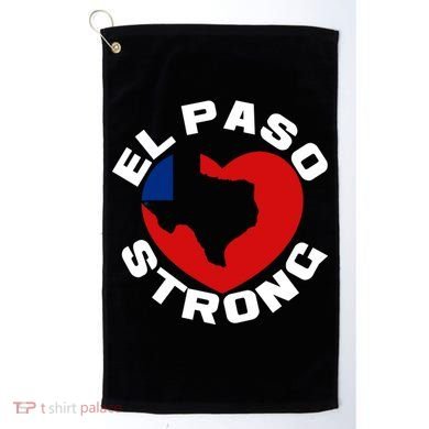El Paso Strong Texas Heart Golf Towel