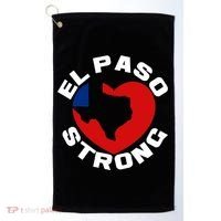 El Paso Strong Texas Heart Golf Towel thumb 0