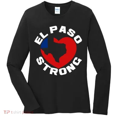 El Paso Strong Texas Heart Women's Long Sleeve Shirt