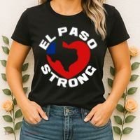 El Paso Strong Texas Heart Women's T-Shirt thumb 2
