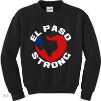 El Paso Strong Texas Heart Kids Sweatshirt thumb 0