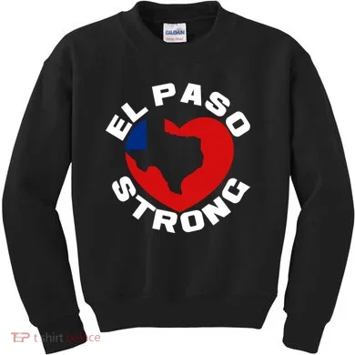 El Paso Strong Texas Heart Kids Sweatshirt