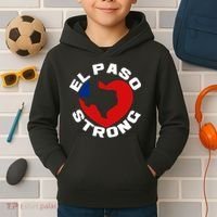 El Paso Strong Texas Heart Kids Hoodie thumb 2