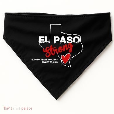El Paso Strong Texas Shooting USA-Made Doggie Bandana