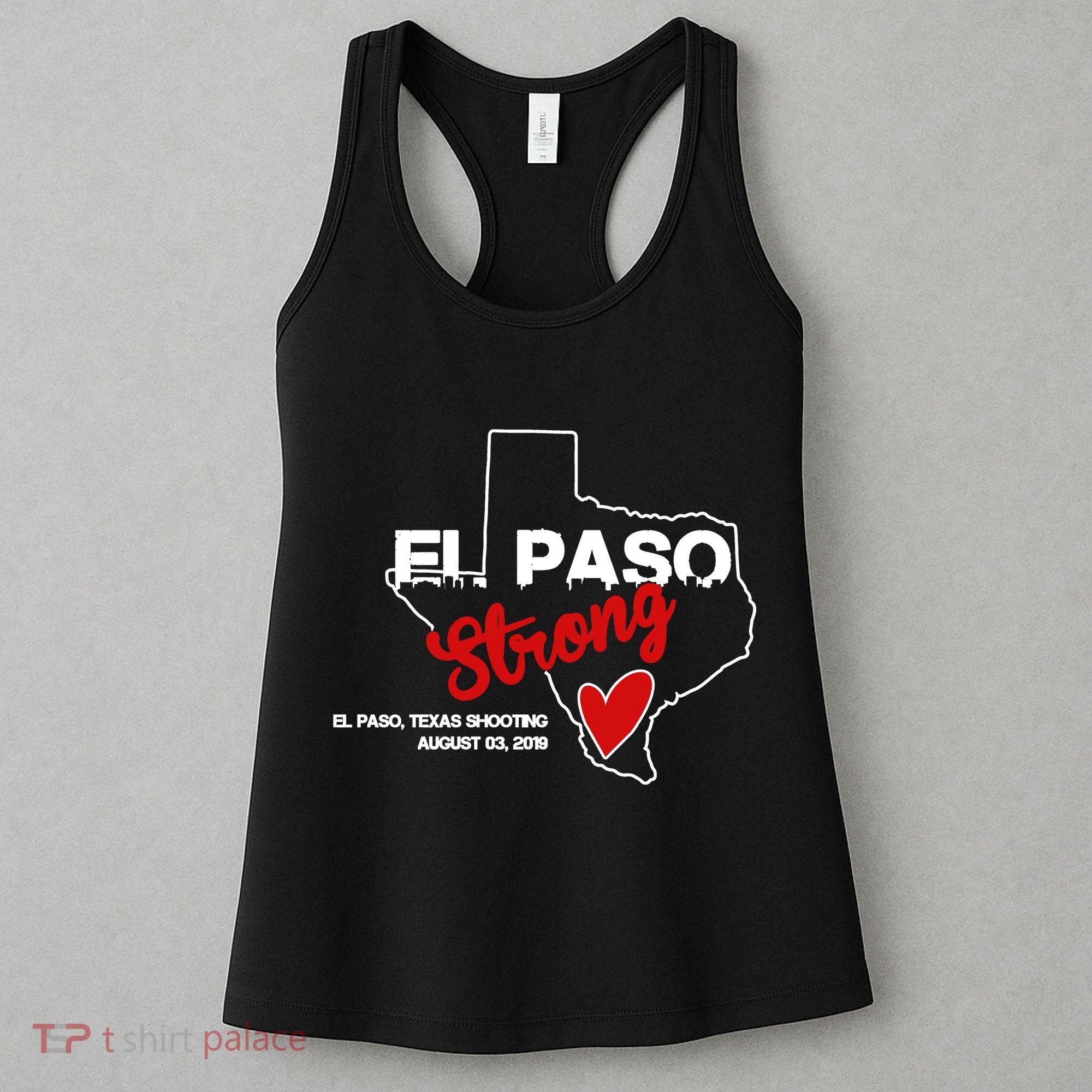 El Paso Strong Texas Shooting Women's Tank Top