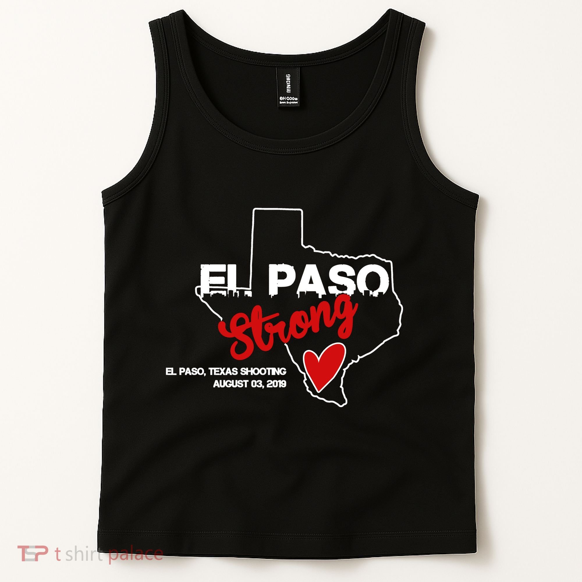 El Paso Strong Texas Shooting Tank Top