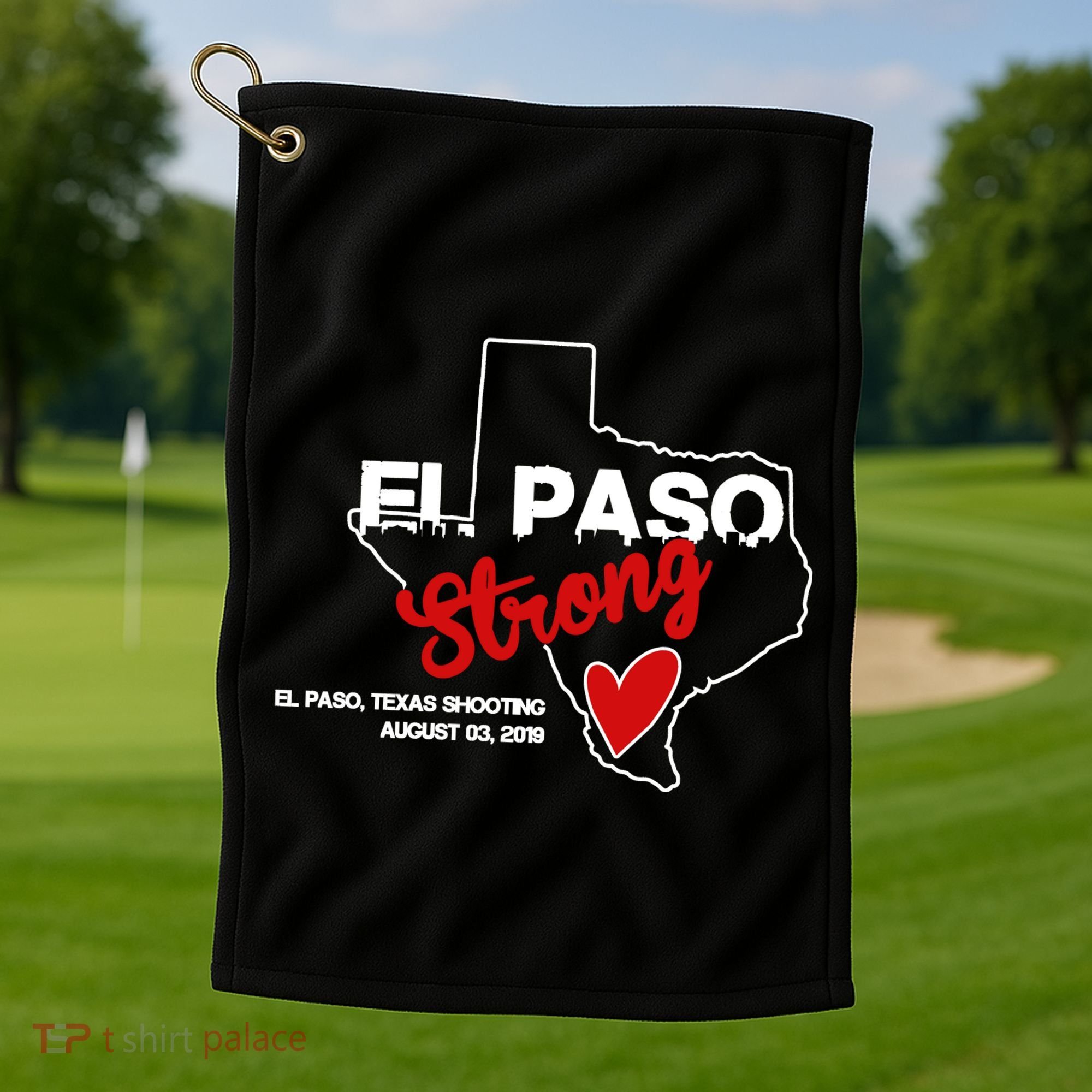 El Paso Strong Texas Shooting Golf Towel
