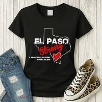 El Paso Strong Texas Shooting Women's T-Shirt thumb 3