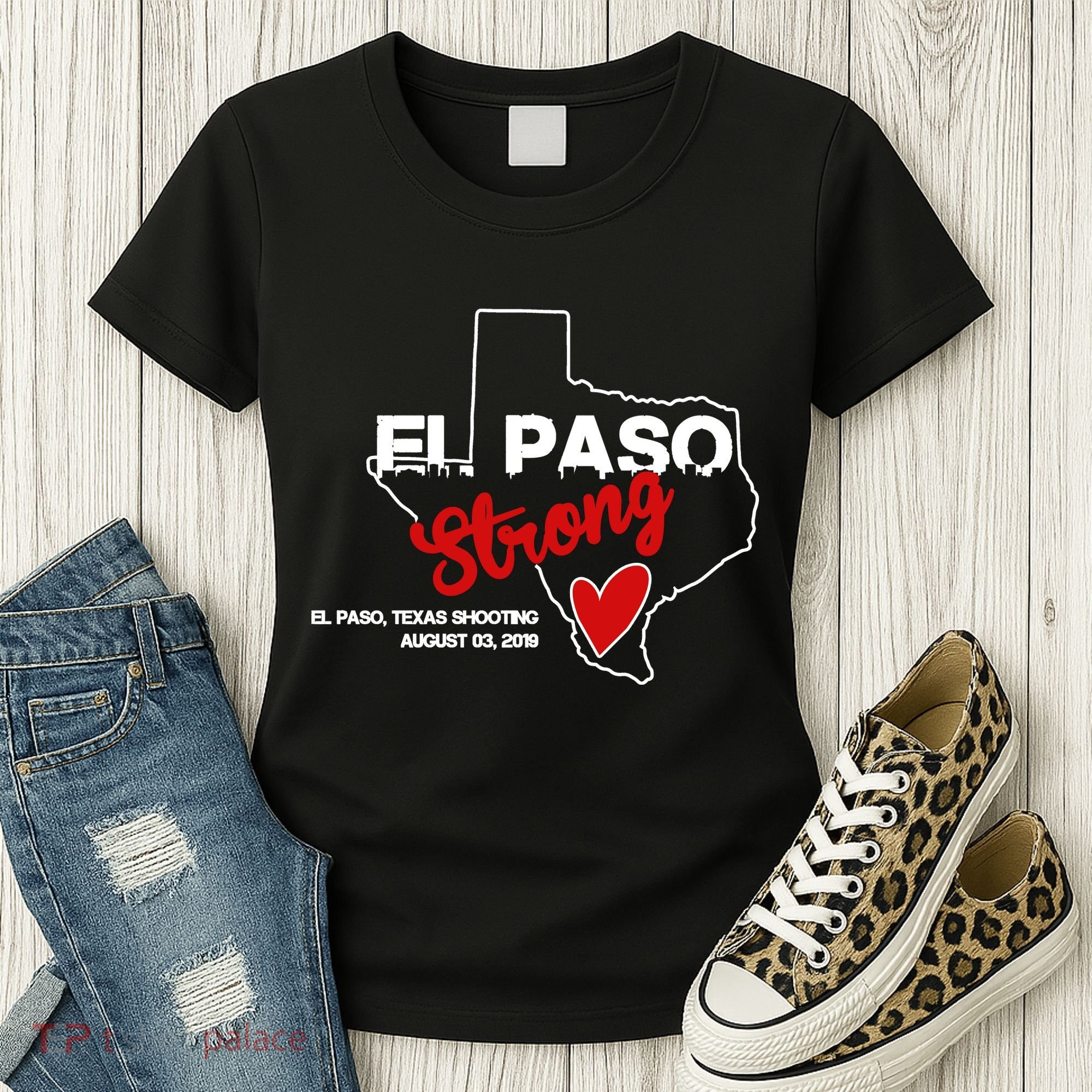El Paso Strong Texas Shooting Women's T-Shirt