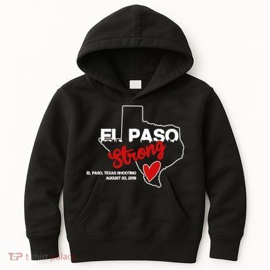 El Paso Strong Texas Shooting Kids Hoodie