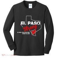 El Paso Strong Texas Shooting Kids Long Sleeve Shirt thumb 0