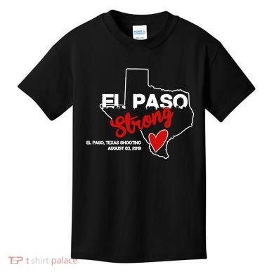 El Paso Strong Texas Shooting Kids T-Shirt