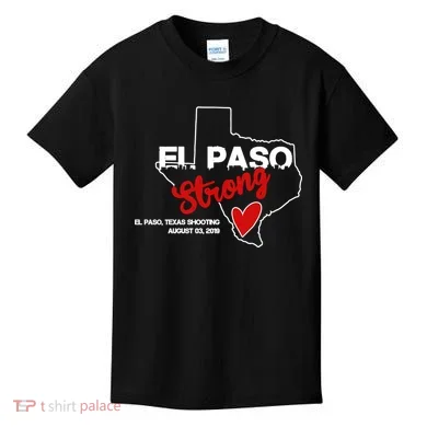 El Paso Strong Texas Shooting Kids T-Shirt