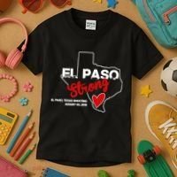 El Paso Strong Texas Shooting Kids T-Shirt thumb 3