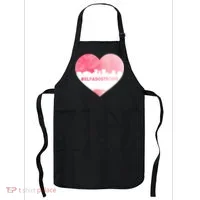 #El Paso Strong Texas Skyline Heart Apron thumb 0