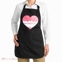 #El Paso Strong Texas Skyline Heart Apron thumb 2