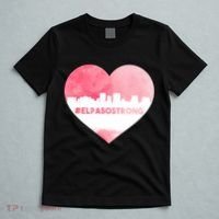 #El Paso Strong Texas Skyline Heart T-Shirt thumb 5