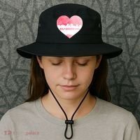 #El Paso Strong Texas Skyline Heart Bucket Hat thumb 3