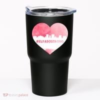 #El Paso Strong Texas Skyline Heart Tumbler thumb 0