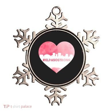 #El Paso Strong Texas Skyline Heart Ornament