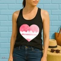 #El Paso Strong Texas Skyline Heart Women's Tank Top thumb 2