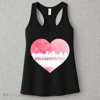 #El Paso Strong Texas Skyline Heart Women's Tank Top thumb 3