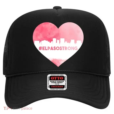 #El Paso Strong Texas Skyline Heart Hat