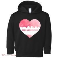 #El Paso Strong Texas Skyline Heart Toddler Hoodie thumb 0