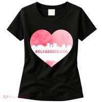 #El Paso Strong Texas Skyline Heart Women's T-Shirt thumb 0