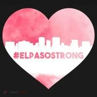 #El Paso Strong Texas Skyline Heart Women's T-Shirt thumb 6