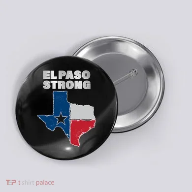 El Paso Strong Texas State Button