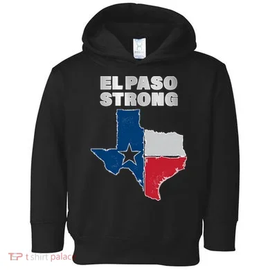 El Paso Strong Texas State Toddler Hoodie