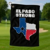 El Paso Strong Texas State Golf Towel thumb 1