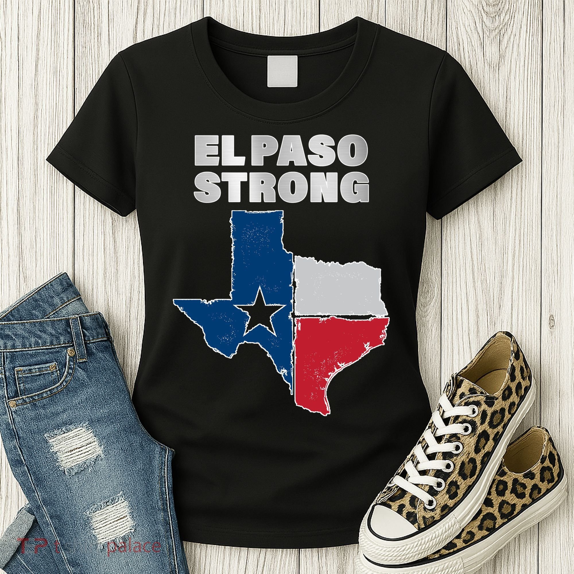 El Paso Strong Texas State Women's T-Shirt
