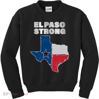 El Paso Strong Texas State Kids Sweatshirt