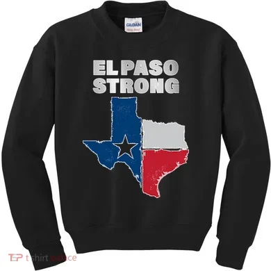 El Paso Strong Texas State Kids Sweatshirt