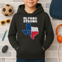 El Paso Strong Texas State Kids Hoodie thumb 2
