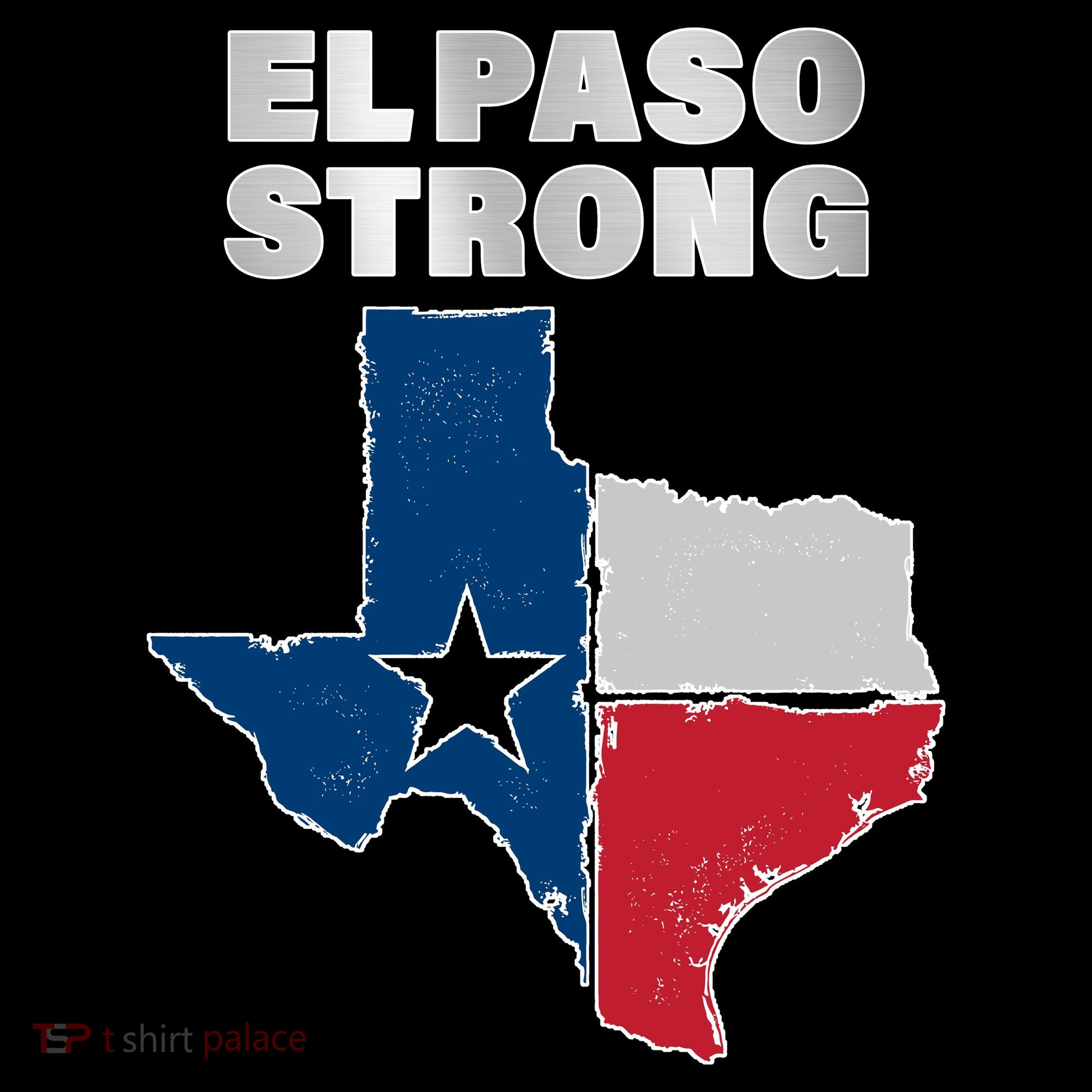 El Paso Strong Texas State Kids Long Sleeve Shirt