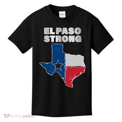 El Paso Strong Texas State Kids T-Shirt