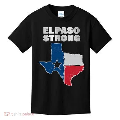 El Paso Strong Texas State Kids T-Shirt