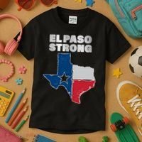 El Paso Strong Texas State Kids T-Shirt thumb 3